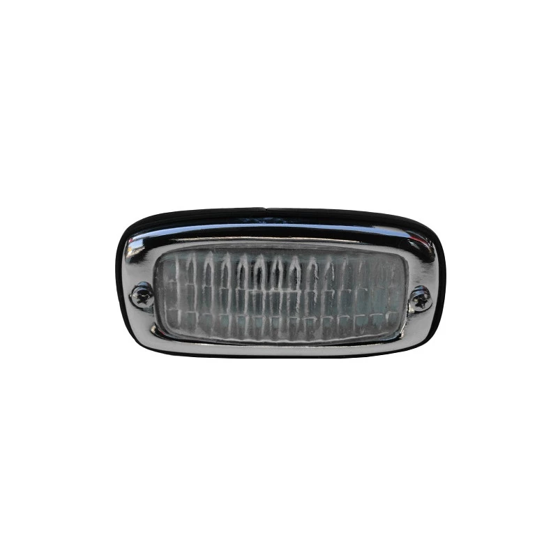 Lanterna Luz Ré Kombi Cromado Lente Cristal Resina Novo