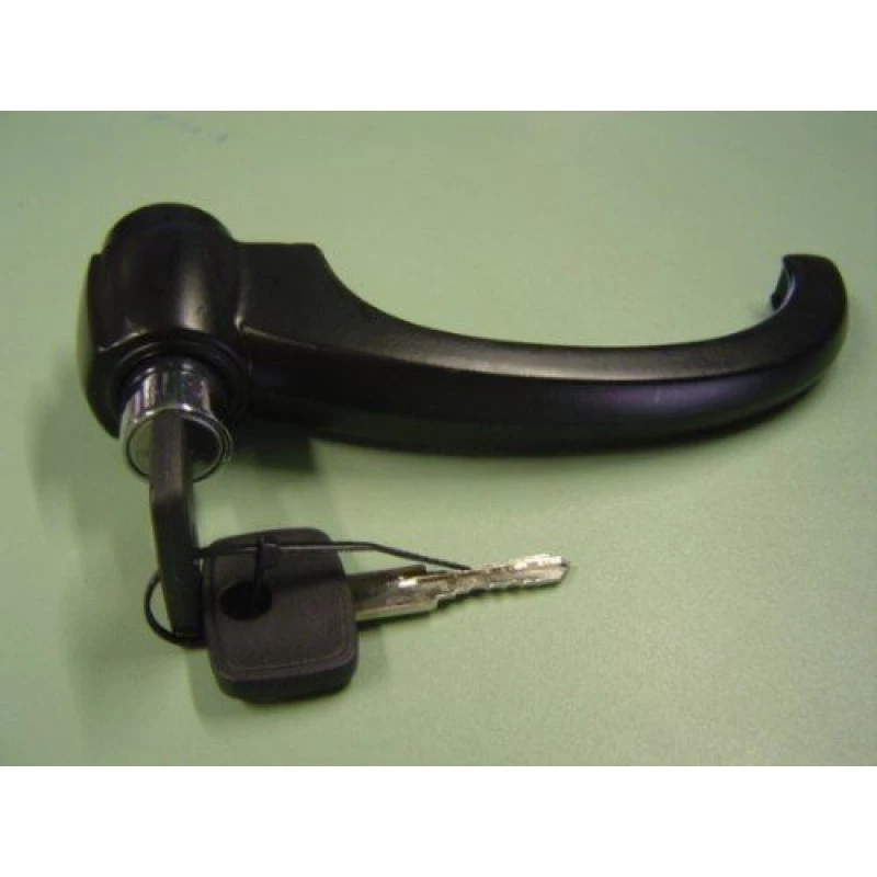 Maçaneta com Chave Preta C-10 C-14 Veraneio