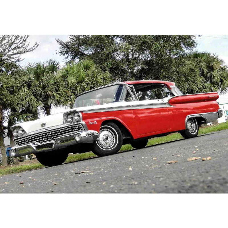 Maçaneta Externa Ford Fairlane Galaxie 1959 Original Usada - Par