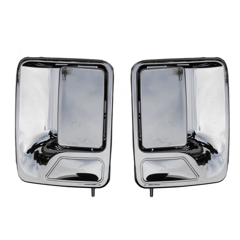 Maçaneta Externa da Porta Traseira F-250 F-350 Dupla Cromada - Par