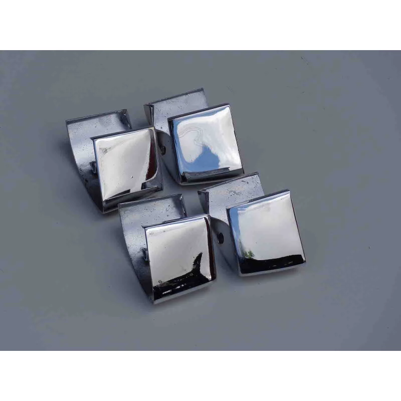 Maçaneta Interna C/ Moldura Bel Air Impala 1959 a 1961 4 Portas Cromado Usado - Jogo