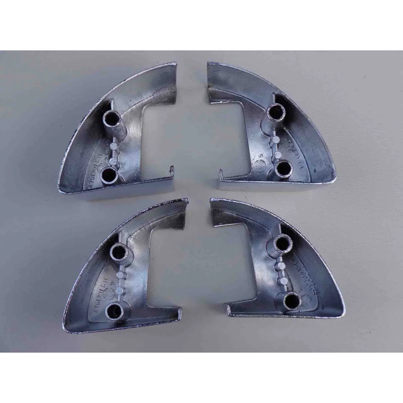 Maçaneta Interna C/ Moldura Bel Air Impala 1959 a 1961 4 Portas Cromado Usado - Jogo