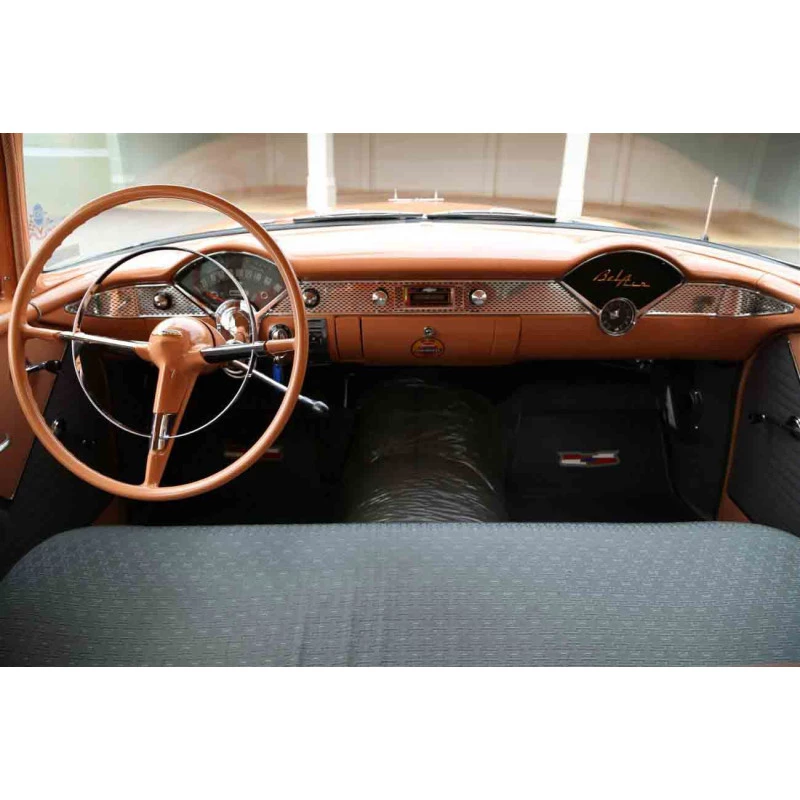 Manopla Do Câmbio Na Coluna Chevrolet Bel Air 1955 a 1957 Preto