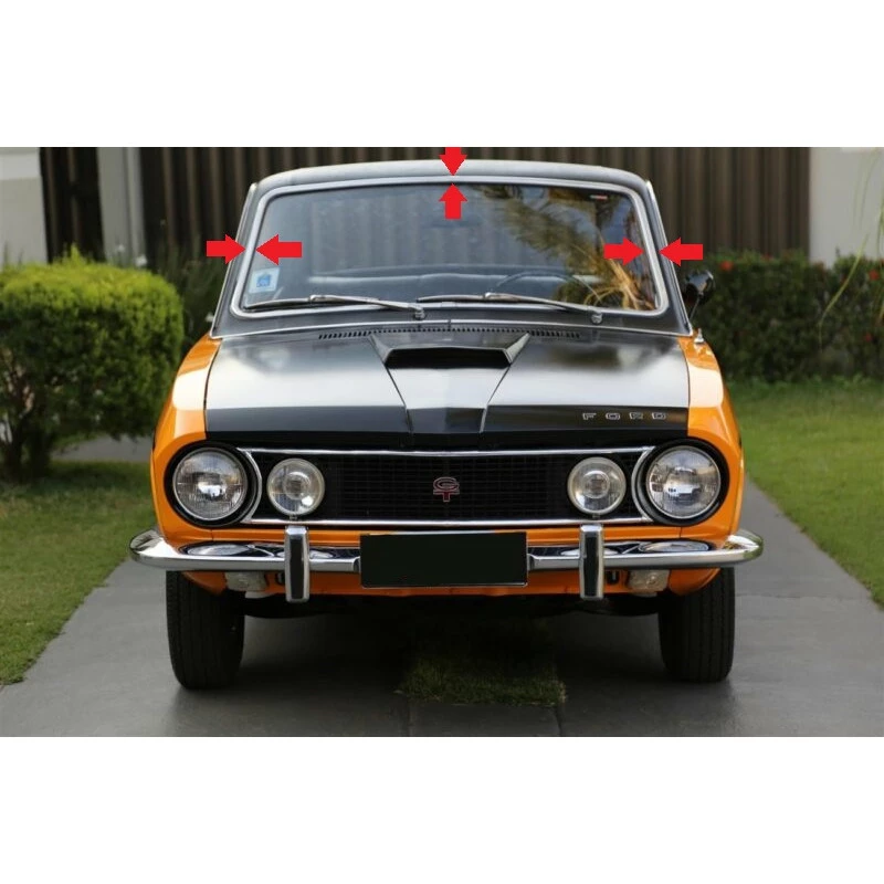 Friso Parabrisa Corcel I Belina I Até 77 Original Usado