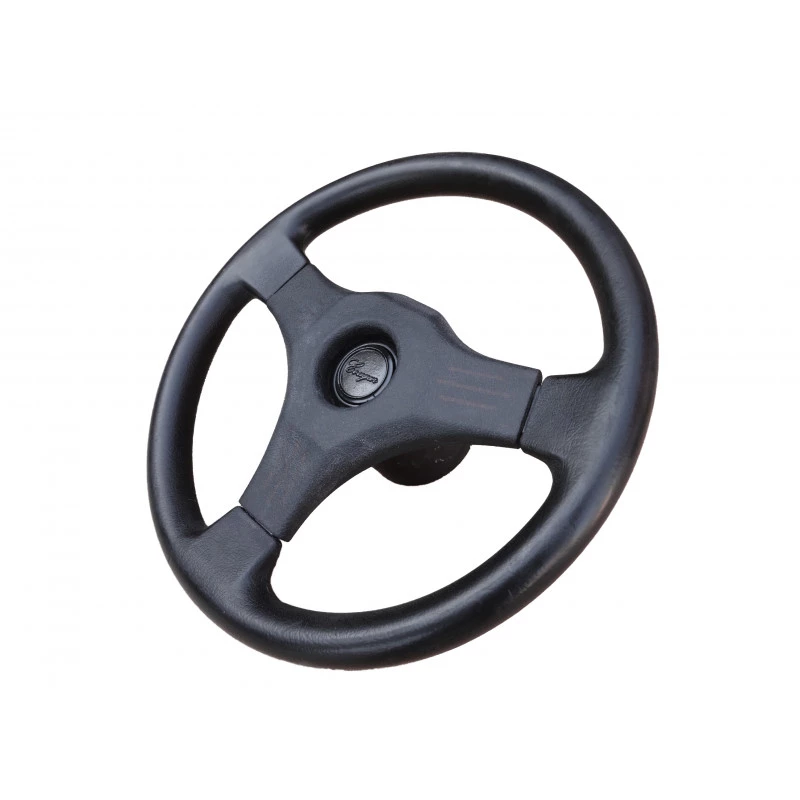 Volante Esportivo Cougar Antigo Pequeno Fusca Estria Grossa