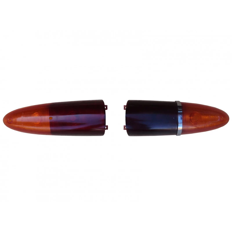 Lente Bicolor Lanterna Aero Willys 65 E 66 Tingoy Nova - Par