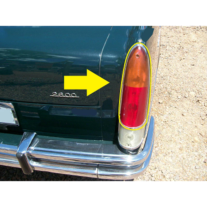 Lente Bicolor Lanterna Aero Willys 65 E 66 Tingoy Nova - Par