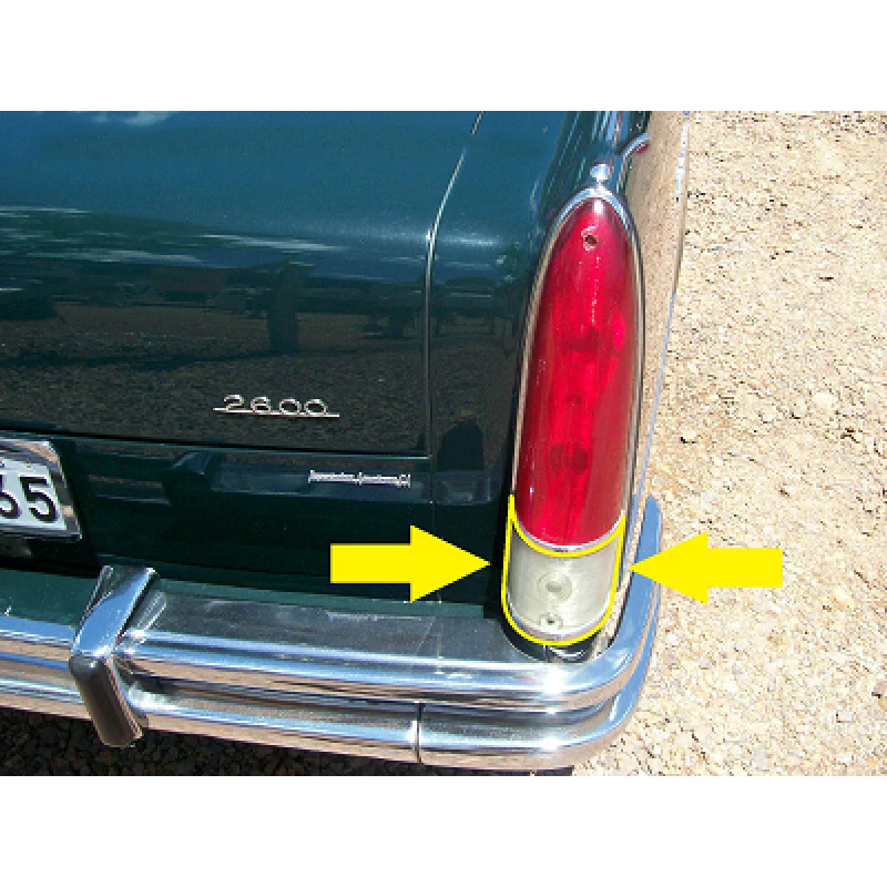 Lente Inferior Ré Lanterna Aero Willys 65 E 66 Nova