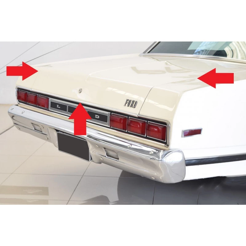 Tampa Porta Malas Galaxie Landau 76 Em Diante Original