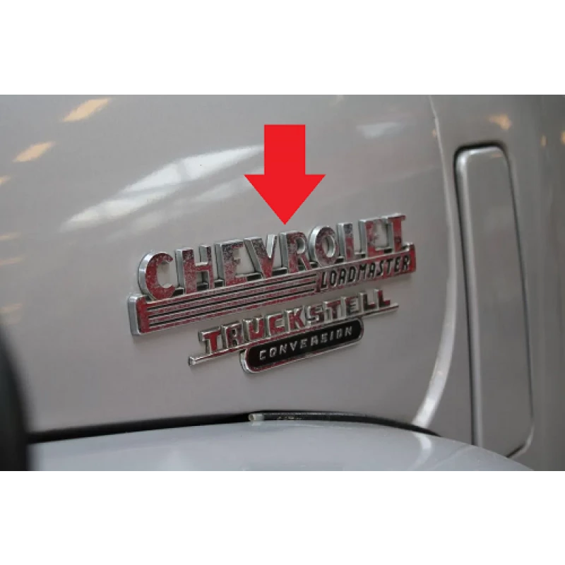 Emblema Lateral Capô Caminhão Chevrolet 47 48 Loadmaster Usado