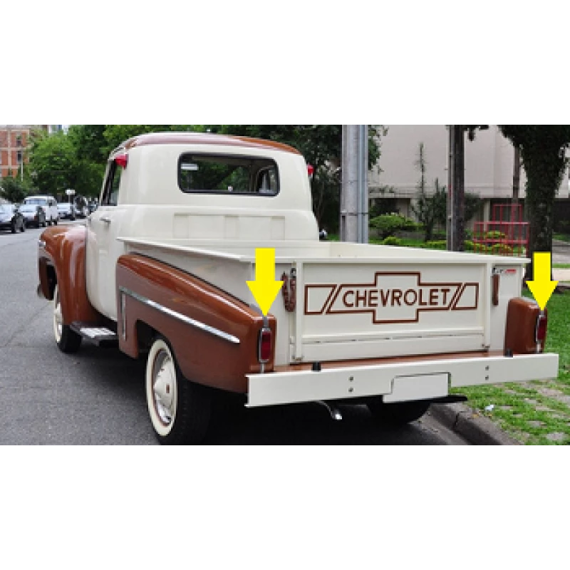 Lanterna Traseira Chevrolet Brasil 3100 58 À 63 Original Usada