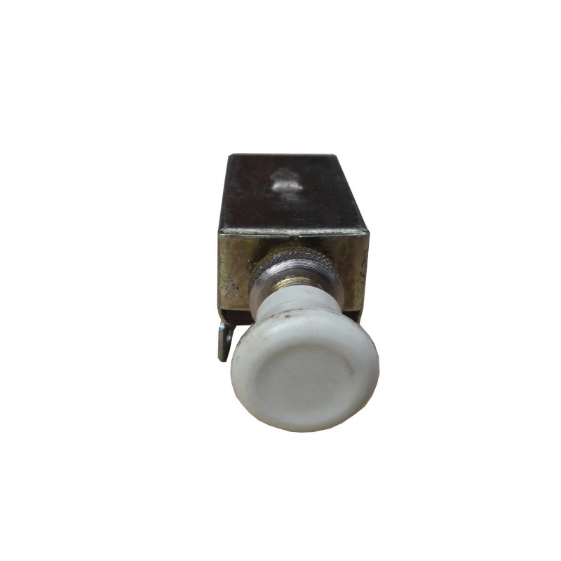Chave De Luz 2 Posições C/ Botão Branco Hot Rod Carro Antigo