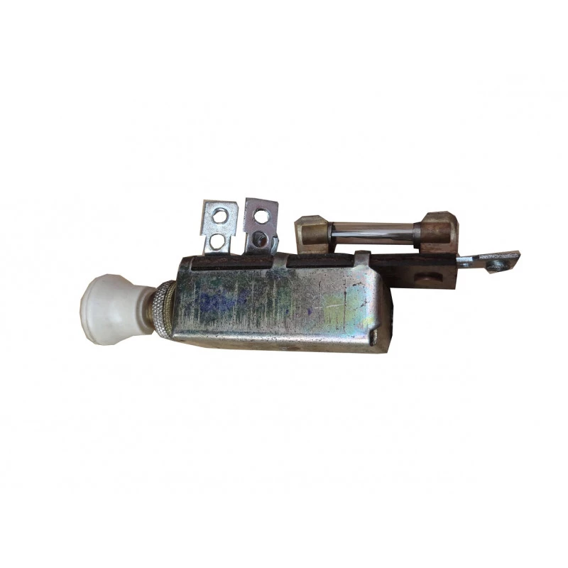 Chave De Luz 2 Posições C/ Botão Branco Hot Rod Carro Antigo