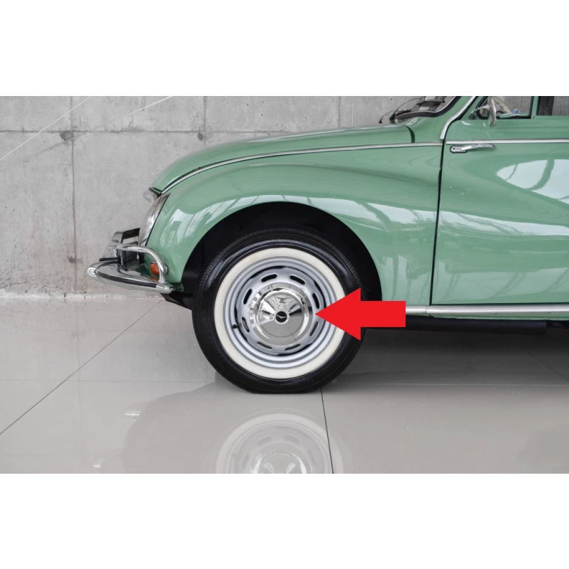 Calota Dkw Belcar Vemaguet Fissore Com Emblema Resinado Jogo