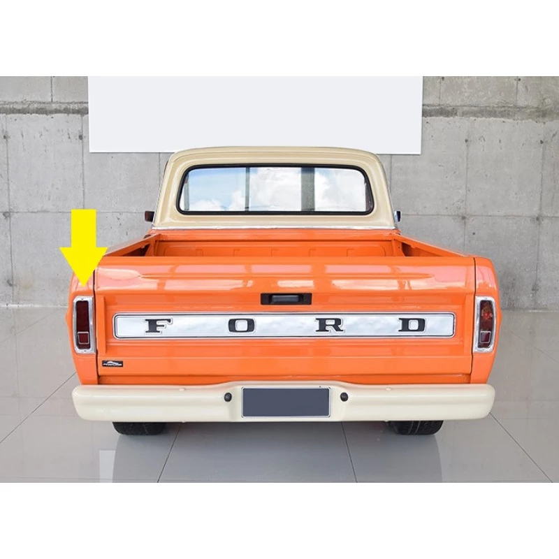 Lente Lanterna Esquerda F-100 F-1000 Com Ré Original Ford Nova