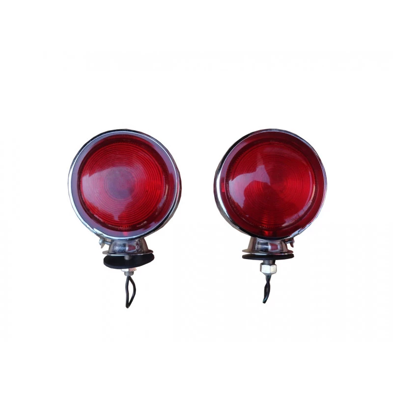 Lanterna Pisca Do Paralama Pick Up Universal Cromada - Par