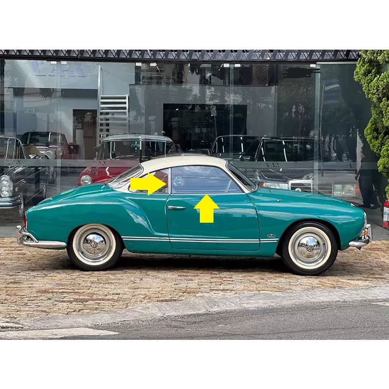 Vidro Inteiriço Porta Dianteira Direita Karmann Ghia Até 69 Usado