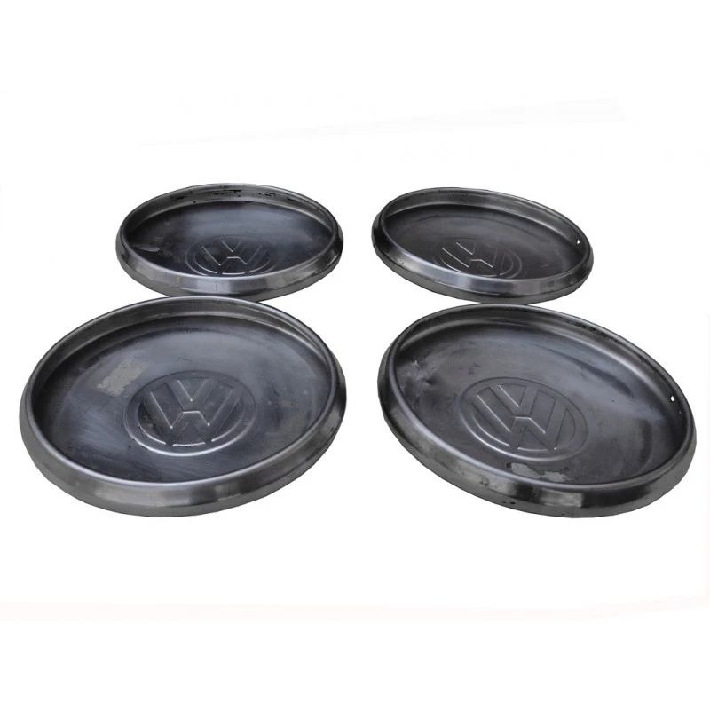 Calota Inox Para Roda De Ferro Passat Gol Voyage Original Vw Jogo