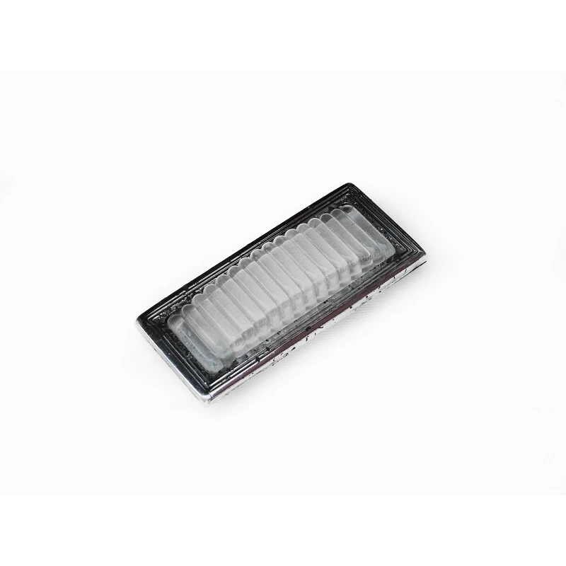 Moldura e Lente da Luz de Teto Willys Ford Rural F-75 Original Usada 