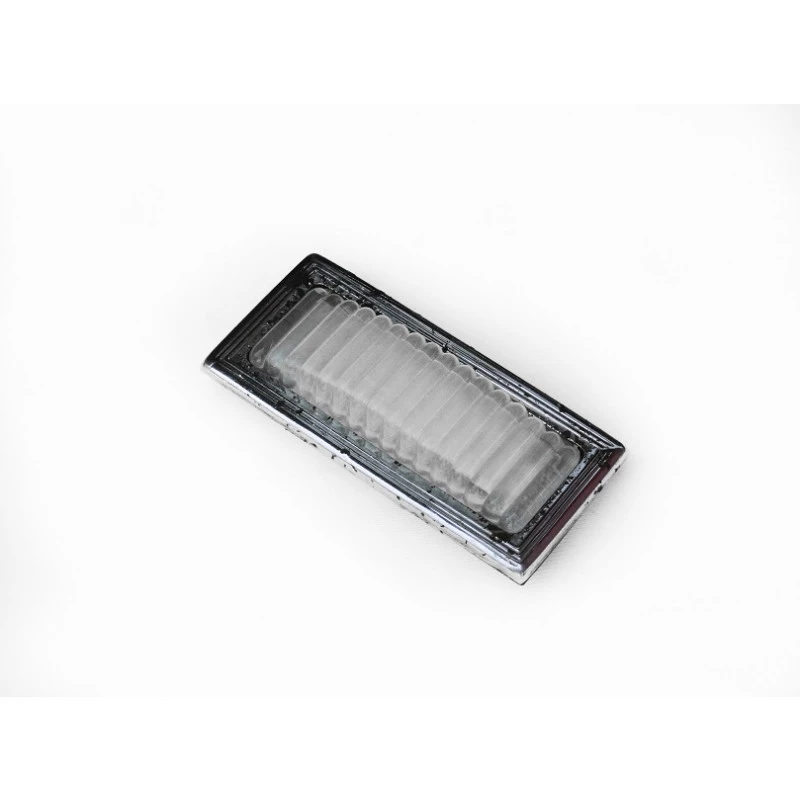 Moldura e Lente da Luz de Teto Willys Ford Rural F-75 Original Usada 