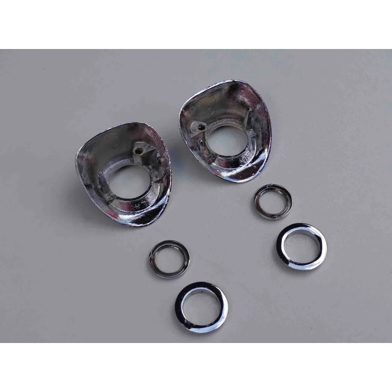 Moldura Pivô Braço Limpador Bel Air Impala 1959 Original Novo - Par