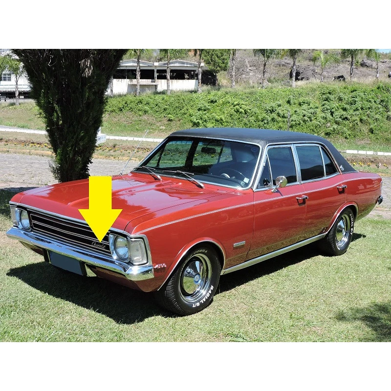 Emblema Chevrolet Opala 71 a 74 Grade Bico Capô e Traseira