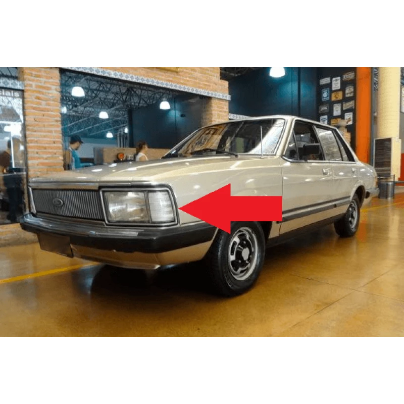 Pisca Dianteiro Seta Esquerda Ford Del Rey até 84 Cristal Novo