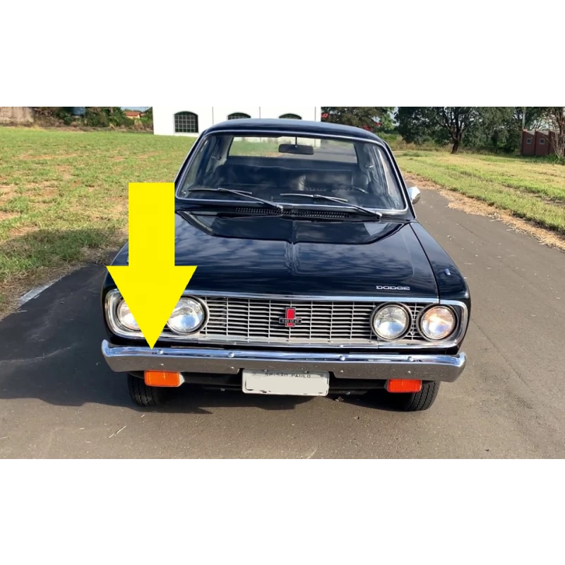 Parachoque Dianteiro Dodge 1800 e Polara até 77 Original Usado