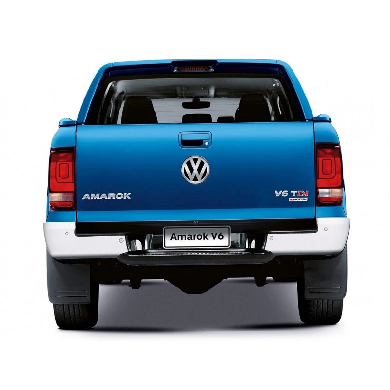 Parachoque Traseiro Lâmina Amarok Todos Anos Com Furo p/ Sensor e Detalhes