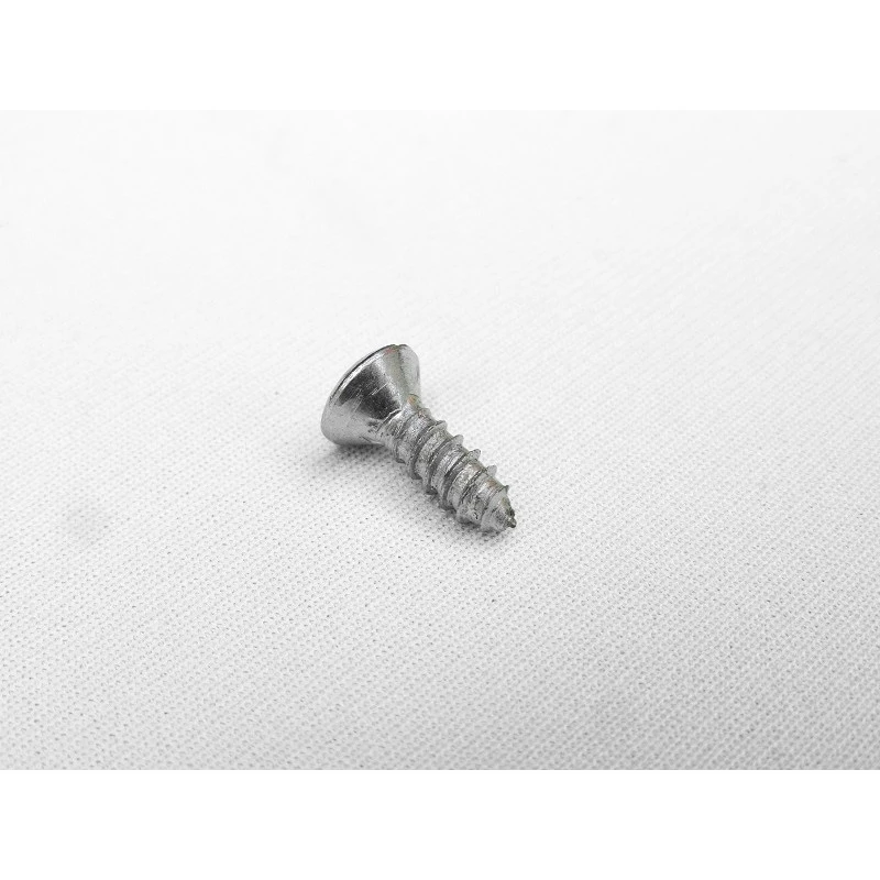Parafuso Cabeça Cônica Fenda 5 x 13mm Auto Atarraxante Zincado Jogo com 10