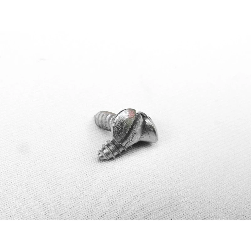 Parafuso Cabeça Cônica Fenda 5 x 13mm Auto Atarraxante Zincado Jogo com 10