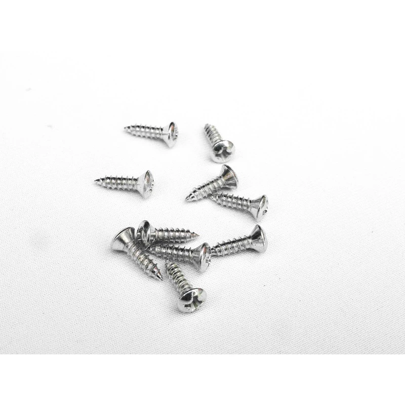 Parafuso Cabeça Cônica Phillips 3,6 x 13mm Auto Atarraxante Zincado Jogo