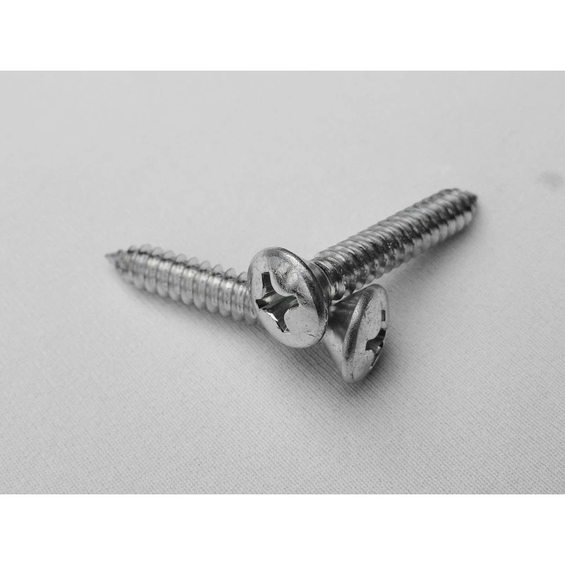 Parafuso Cabeça Cônica Phillips 6,1 x 38 Auto Atarraxante Zincado Jogo c/ 10