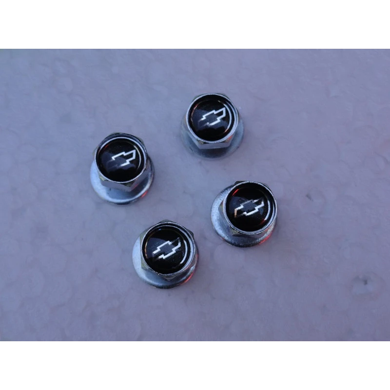 Parafuso Placa Logo Chevrolet Gm Resinado Jogo com 4