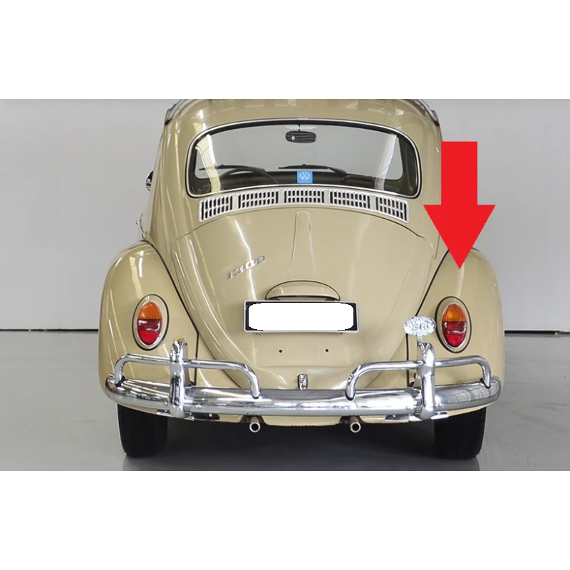 Paralama Traseiro Direito Fusca até 70 Fusquinha Original Usado 
