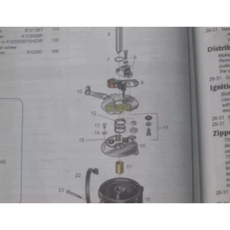 Peça Distribuidor Mesa Superior Ford A 1928 a 1931 Importado