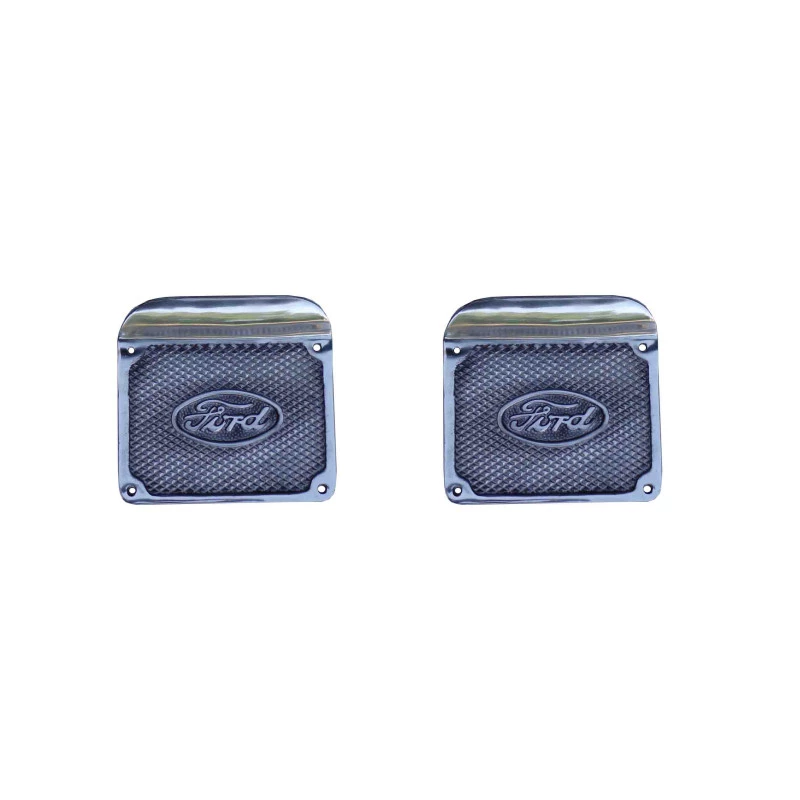 Pisadeira do Estribo Ford F-1 e F-100 Alumínio Polido - Par
