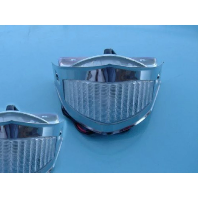 Pisca Dianteiro F-100 53 à 54 Cromado Importado - Par