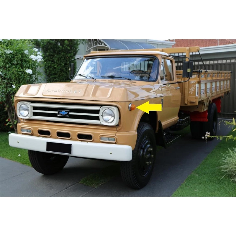 Pisca Pudim Paralama Caminhão Chevrolet C-60 D-60 Estoque Antigo - Par
