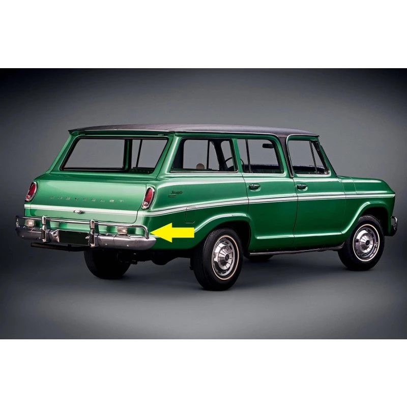 Puleiro e Batente Parachoque Dianteiro ou Traseiro Chevrolet Veraneio até 1988