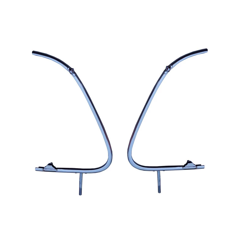 Quadro Interno Vidro Quebra Vento Ford F-1 F-8 1948 1949 - Par