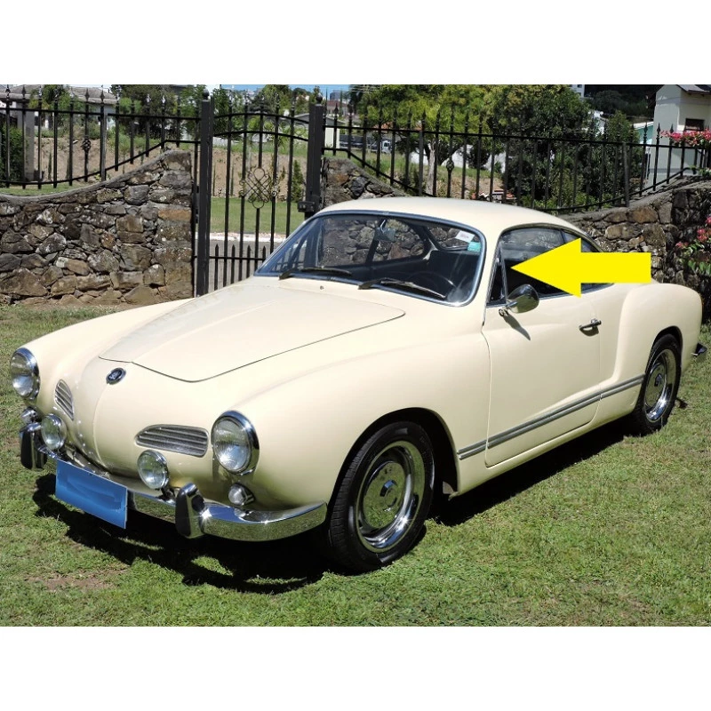 Quadro Quebra Vento Karmann Ghia 1970 a 1972 Original - Par