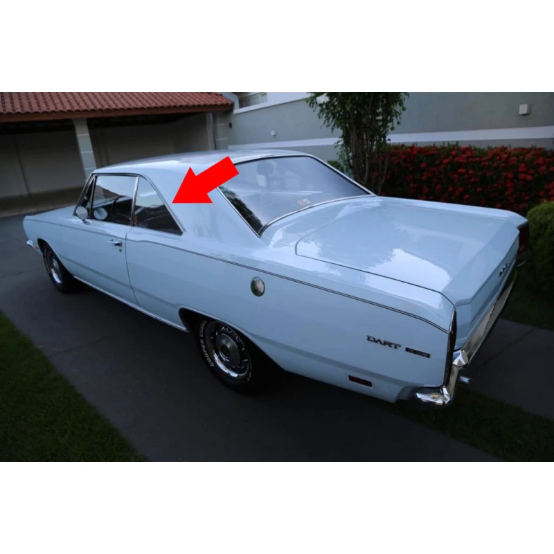 Vidro Lateral Traseiro Dodge Dart Charger Original Usado - Par