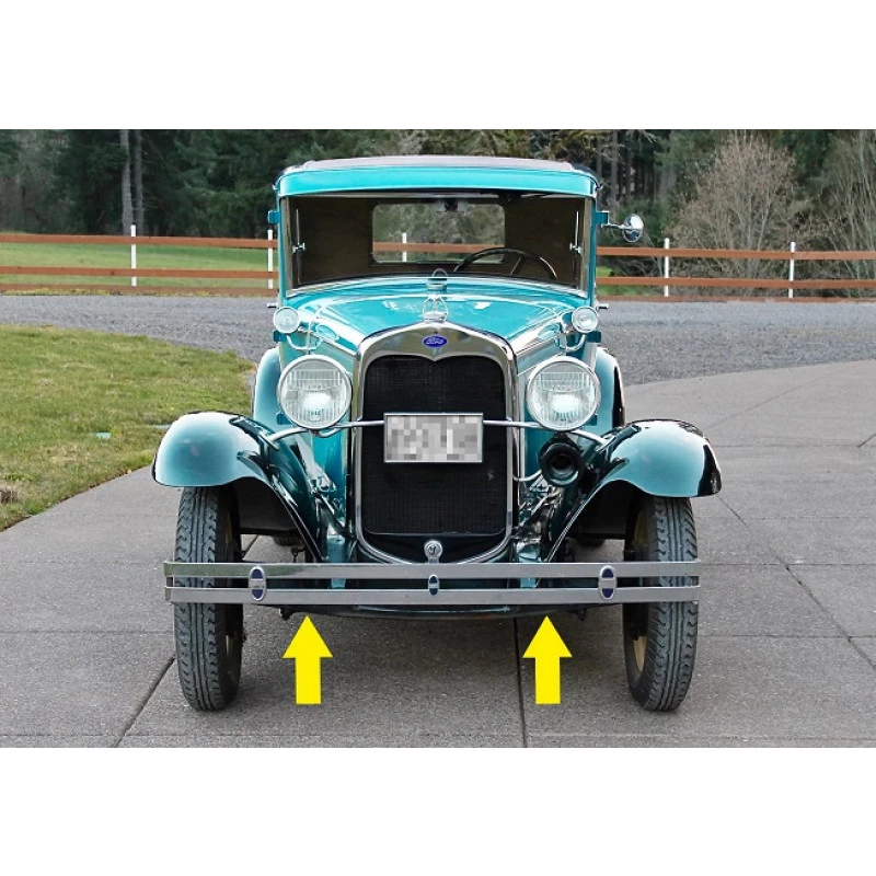 Parachoque Dianteiro Ford 1928 E 29 Fordinho Cromado Usado