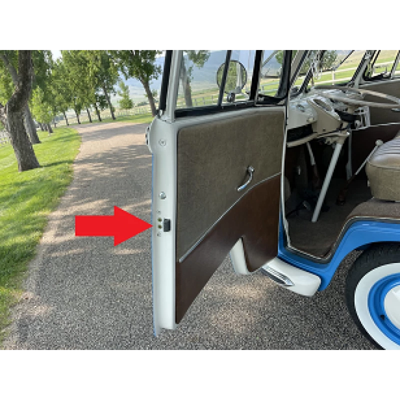 Fechadura Porta Dianteira Esquerda Kombi Corujinha Até 75 Original VW