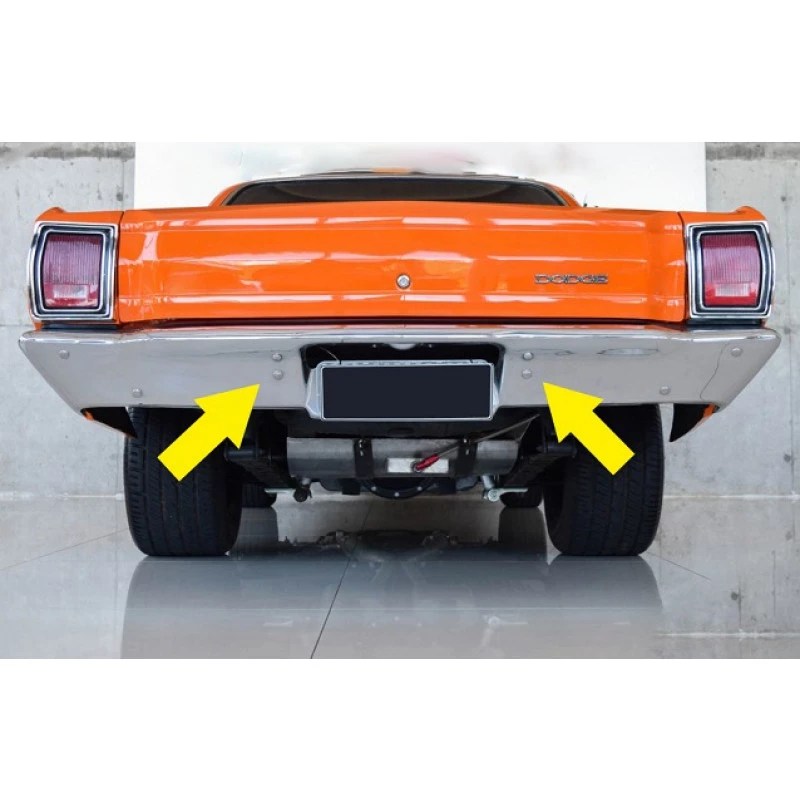 Suporte Central Parachoque Traseiro Dodge Dart Até 78 - Par