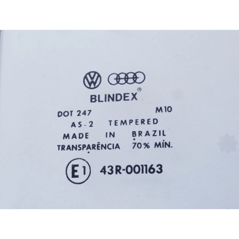 Vidro Porta Direita Gol Voyage Quadrado 88 em Diante Incolor Original VW