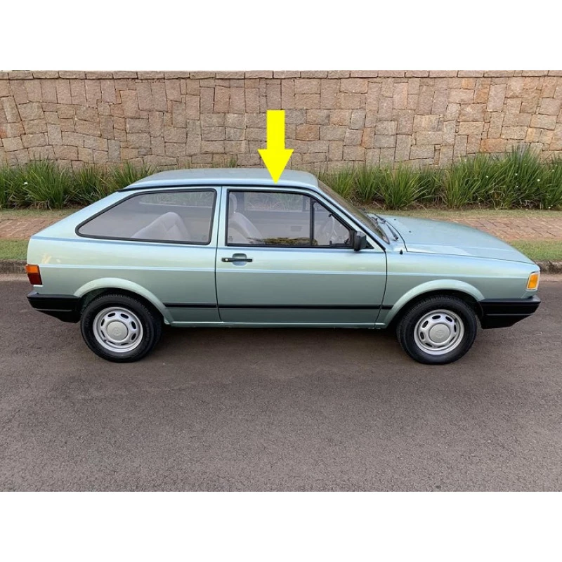 Vidro Porta Direita Gol Voyage Quadrado 88 em Diante Incolor Original VW