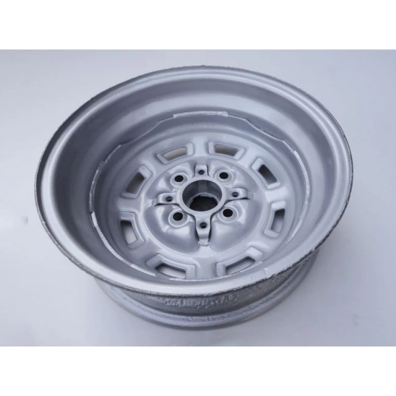 Roda Fiat 147 Gls Aro 13 Tala 4 Com Calotas Restaurada - Jogo