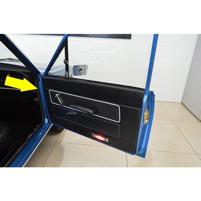 Forro Porta Preto Corcel I 4 Portas 73 À 77 Novo - Jogo